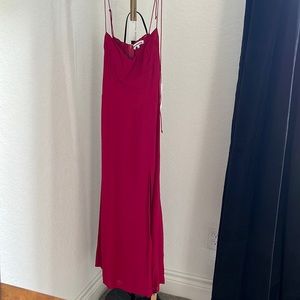 Reformation -Juliette Dress in Rhubarb SIZE 8 NWT